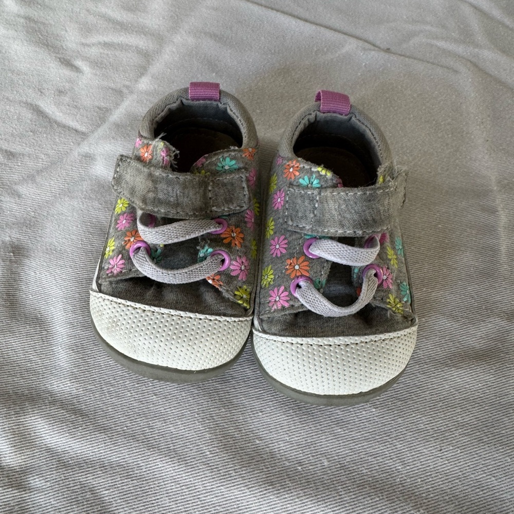 Toddler See Kai Run Floral Shoes